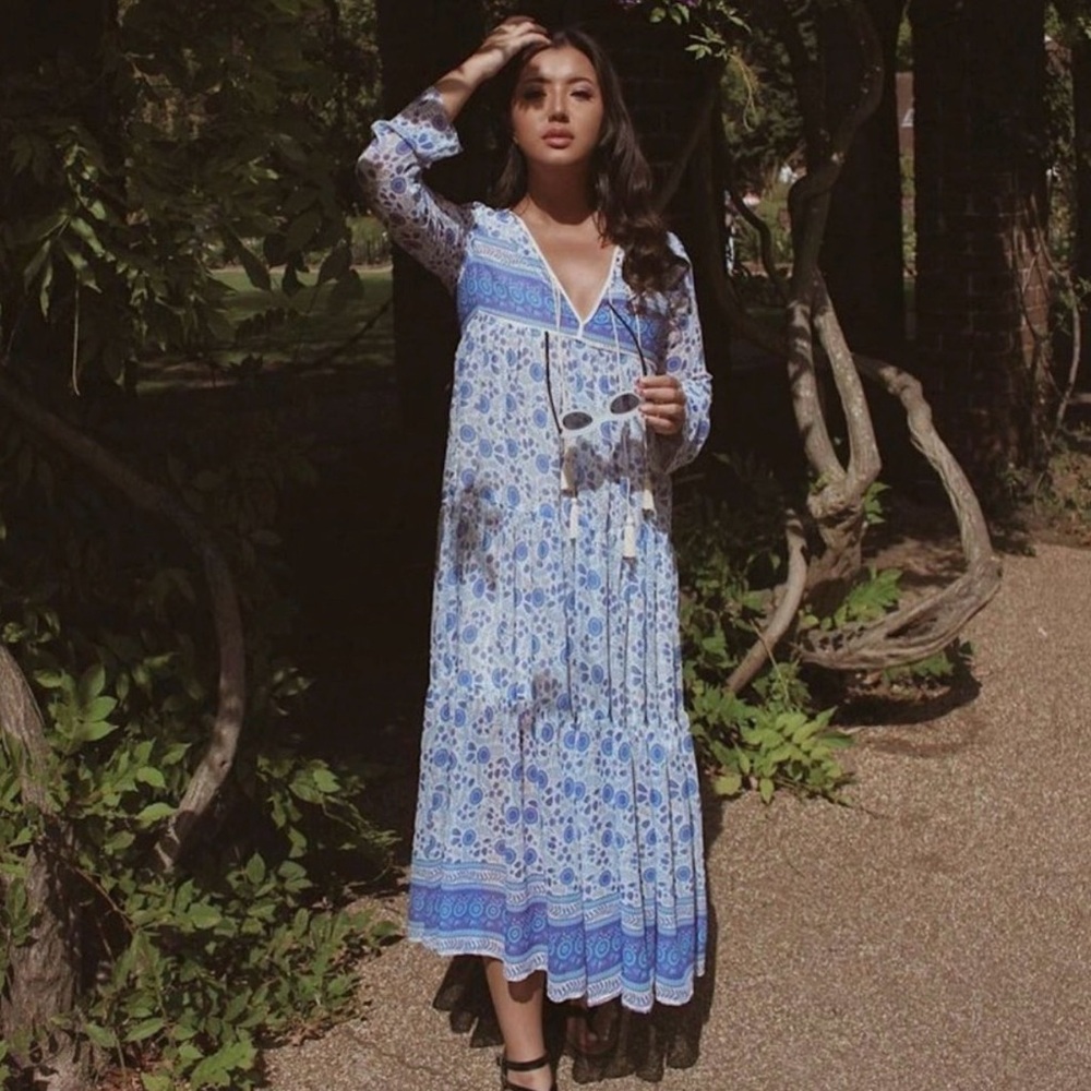 Christy Dawn The Paloma Dress in Periwinkle Suzani - Picture 7 of 11